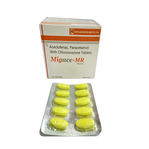 Aceclofenac, Paracetamol With Chlorzoxazone Tablets