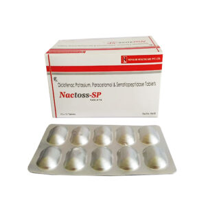 Diclofenac Potassium, Paracetamol & Serratiopeptidase Tablets