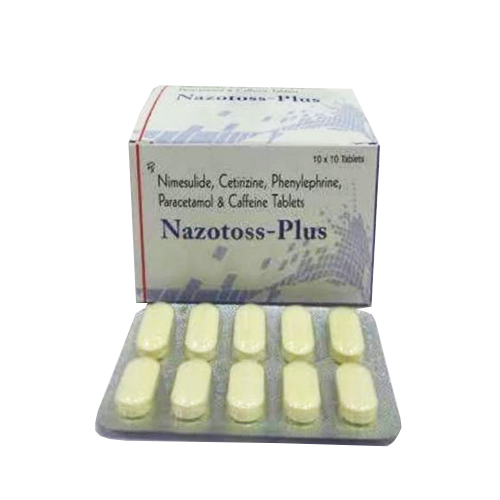 Nimesulide, Cetirizine, Phenylephrine, Paracetamol & Caffeine Tablets
