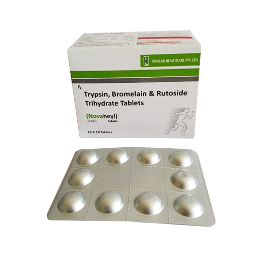 Trypsin, Bromelain & Rutoside Trihydrate Tablets