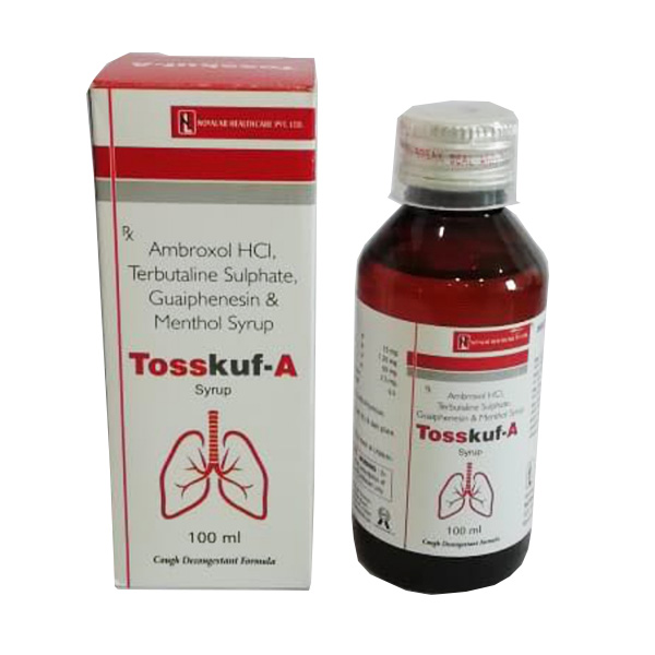 Ambroxol HCL, Terbutaline Sulphate, Guaiphenesin & Menthol Syrup