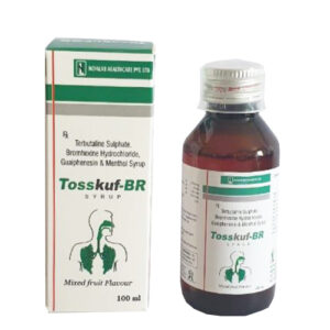 Terbutaline Sulphate, Bromhexine Hydrochloride, Guaiphenesin & Menthol Syrup