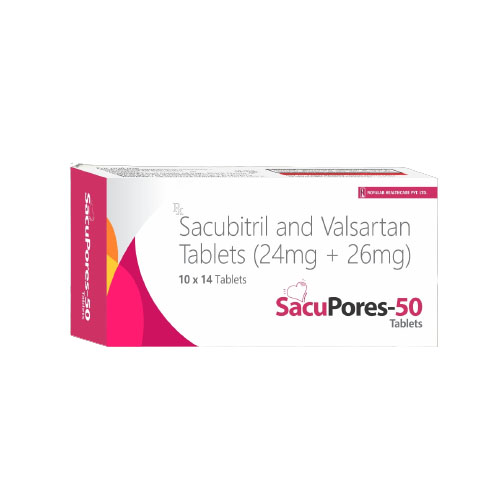 Sacubitril and Valsartan Tablets (24 mg + 26 mg)