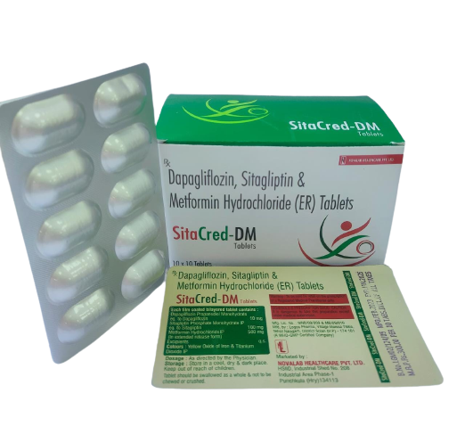 Dapagliflozin Sitagliptin Metformin Hydrochloride Tablets