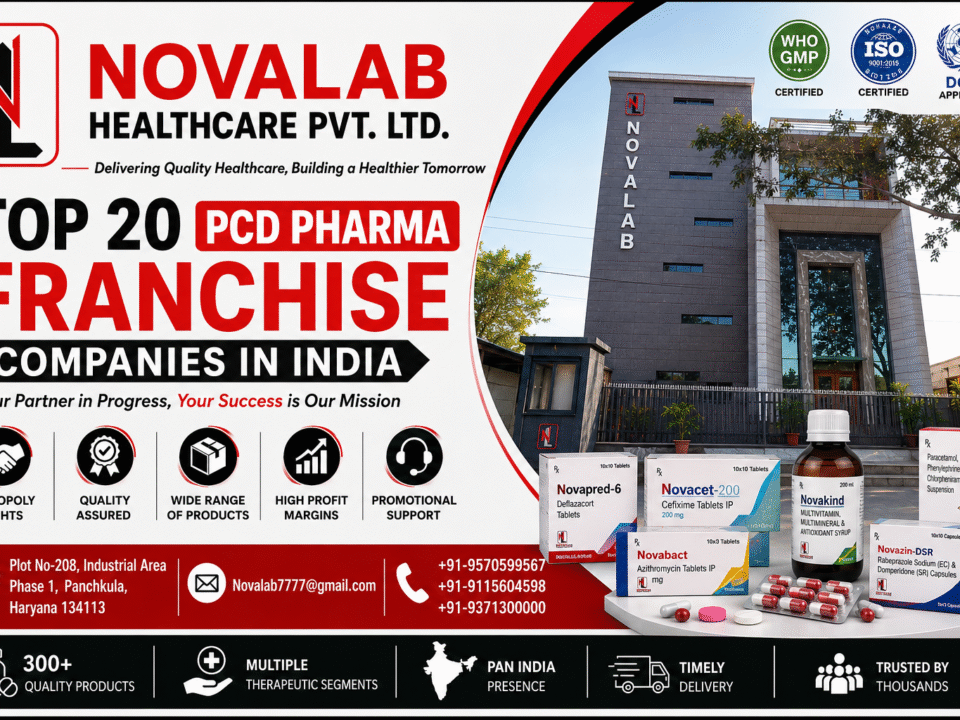 Top 20 PCD Pharma Franchise Companies in India – Best Pharma Franchise Company in Chandigarh, Mohali, Panchkula & PAN India